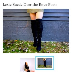 Lexie Suede Over the Knee Boots